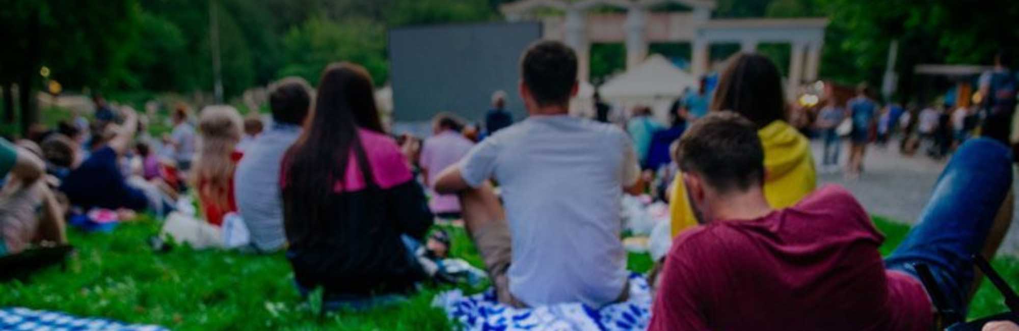 Group of people enjoying an outdoor event