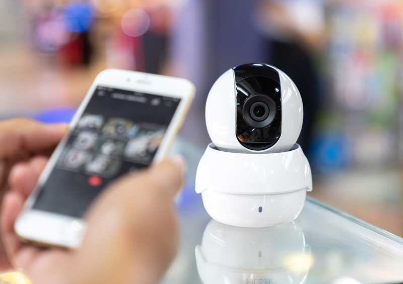 home cctv with smartphone app