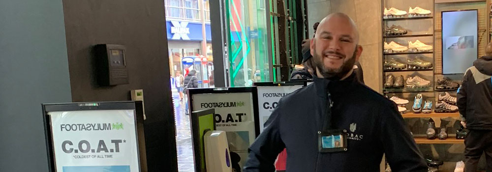 Cobac retail security officer on duty